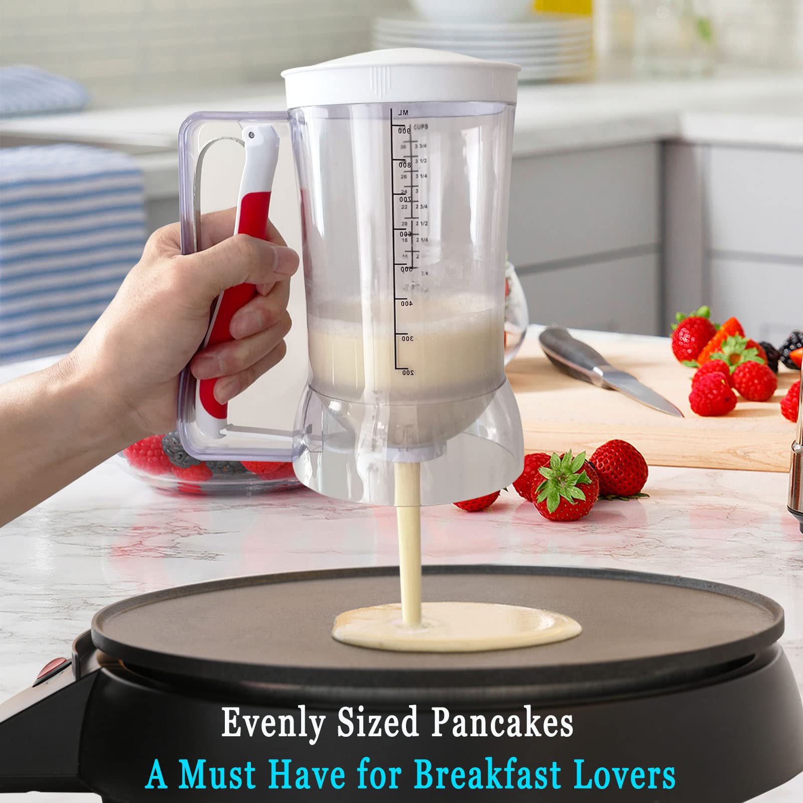 RZSTBSFC griddle kit shows all seven pieces for easy mornings.