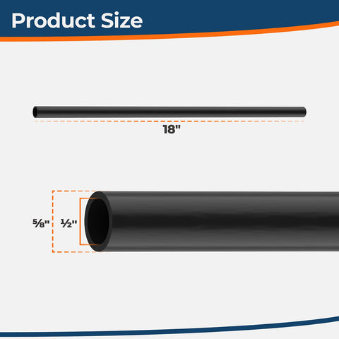 RZWWBAKING black pool feeder tube enables reliable inline chemical delivery.