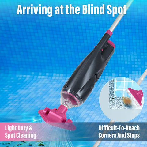 S7 vacuum provides up to 60 minutes of runtime for extended spot cleaning.