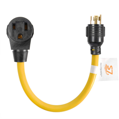 S7 NEMA L14-30P to 6-50R exterior view showing rugged construction for durable power delivery.