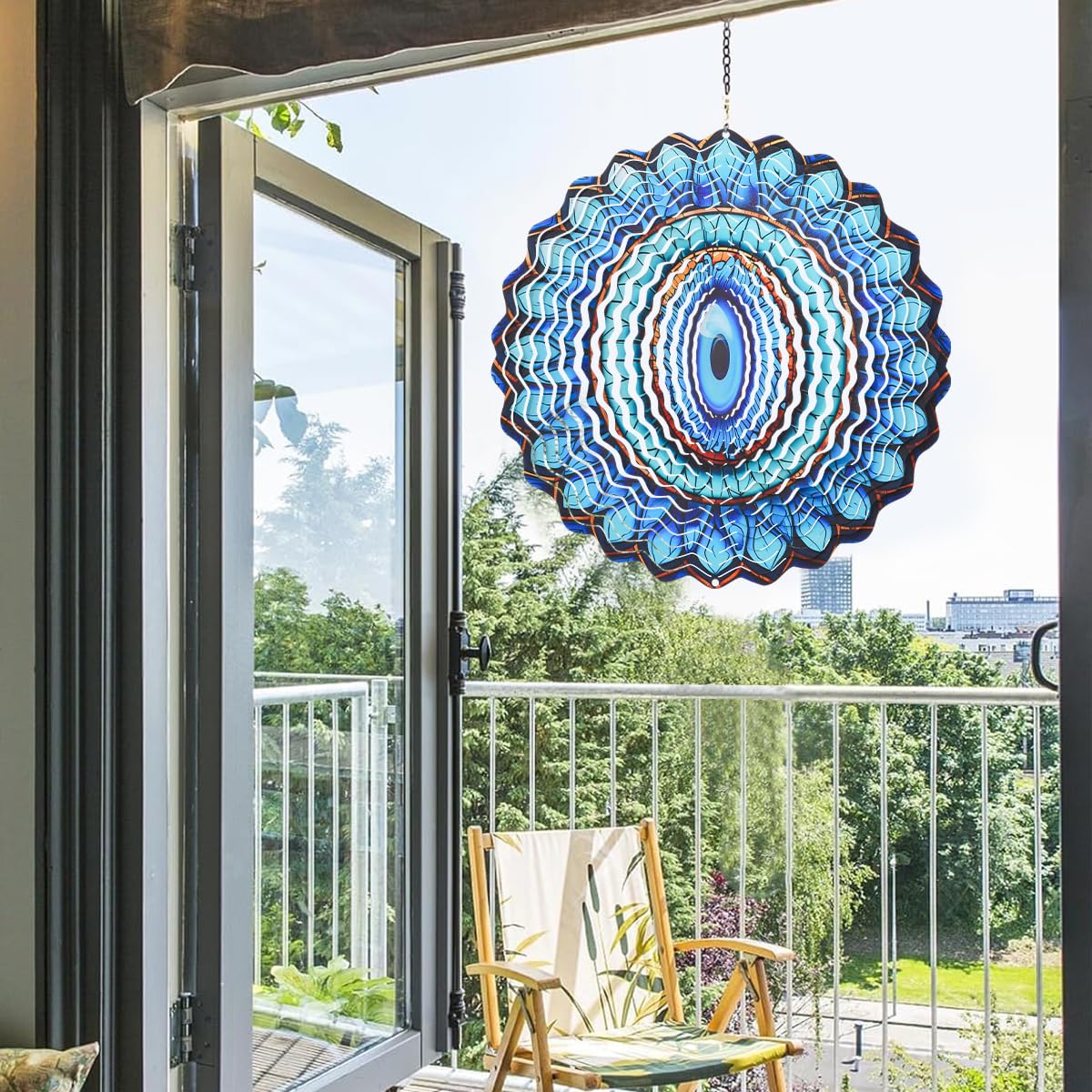 SAC SMARTEN ARTS laser-cut metal art, yard decoration with intricate detail.