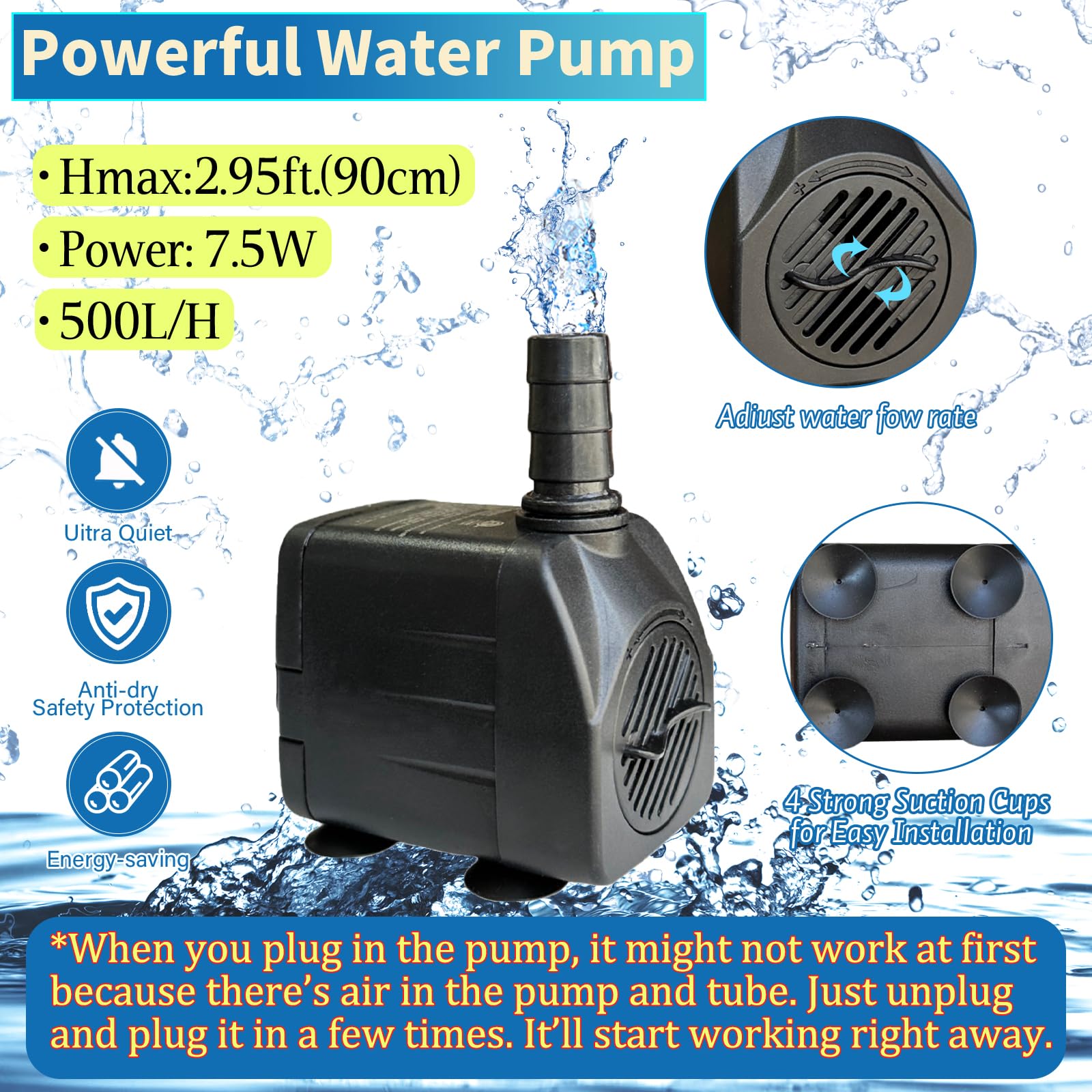 SAC SMARTEN ARTS built-in safety shutoff protects against low water and overheating.