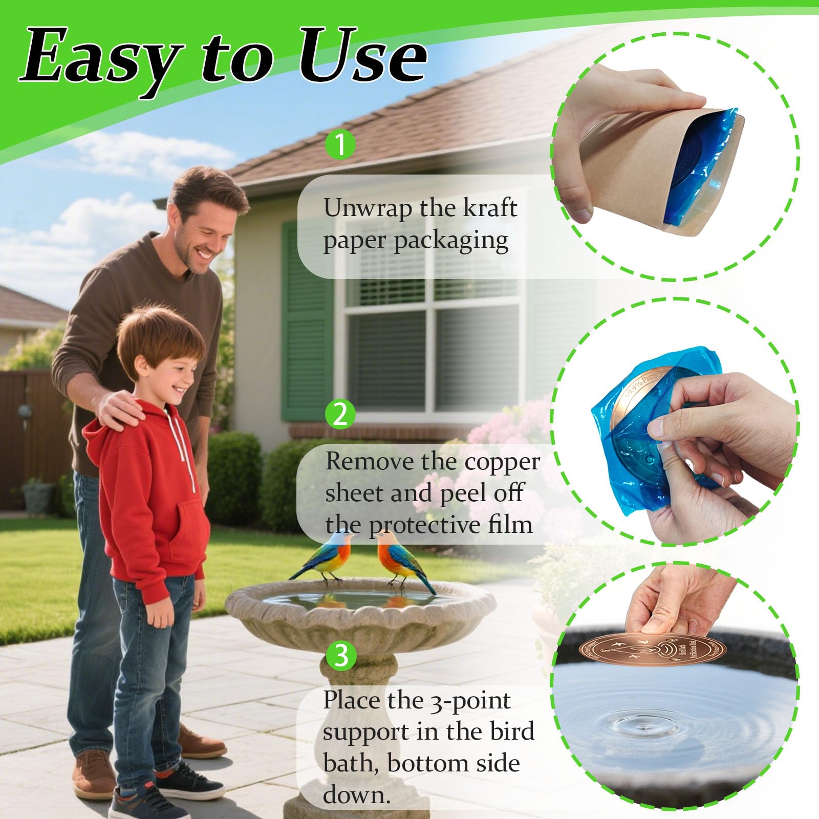 SAC SMARTEN ARTS safe for all birds and winter-ready for heated baths