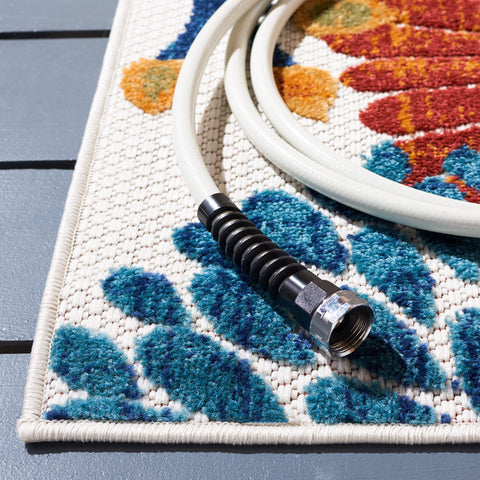Safavieh Cabana rug stores easily for off-season.