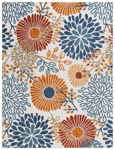SAFAVIEH Cabana rug's stain-resistant fibers simplify cleanup after muddy paws.