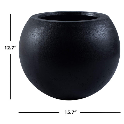 SAFAVIEH Kenslia planter is fully assembled for immediate outdoor use.