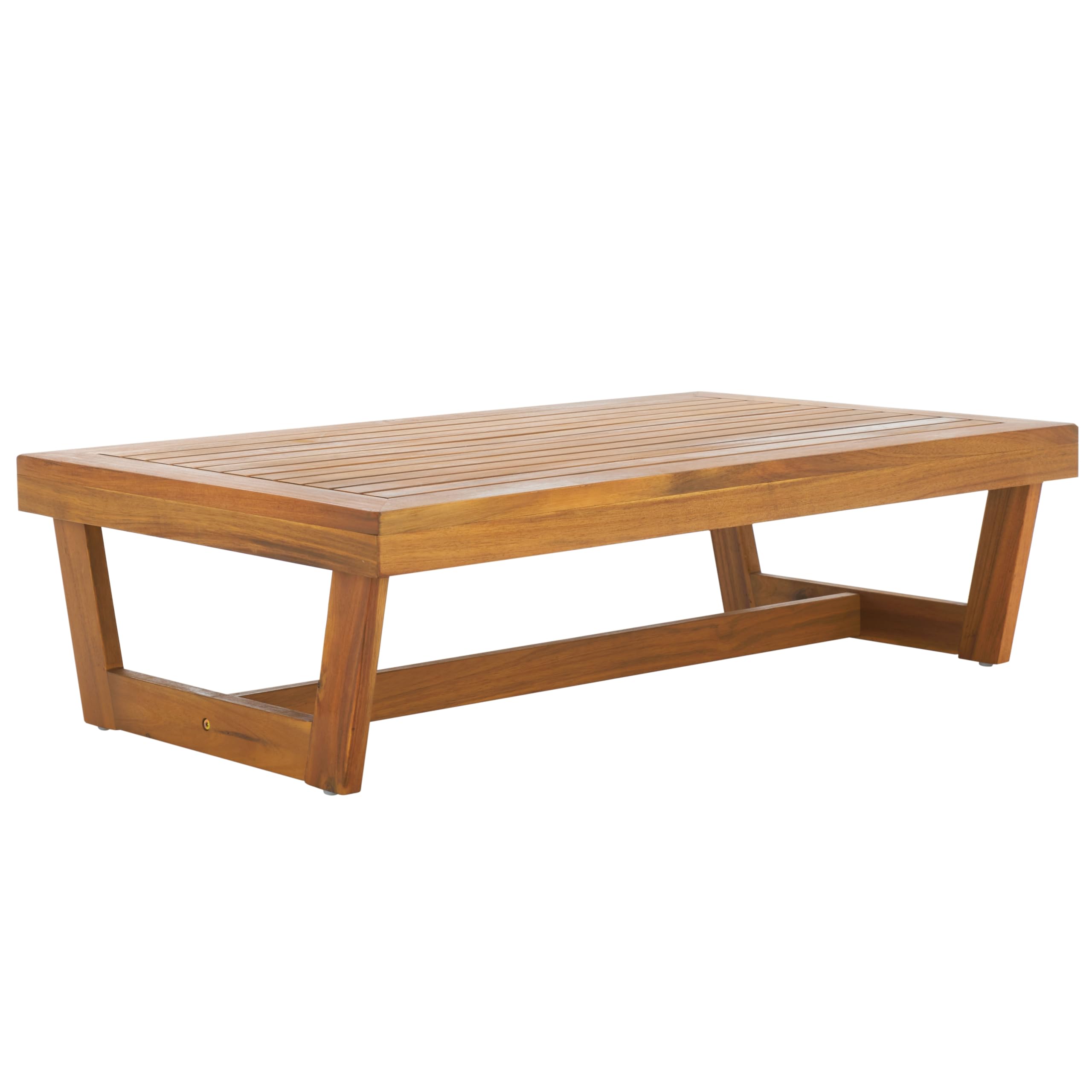 Safavieh Lynn closeup reveals rich wood grain and durable finish