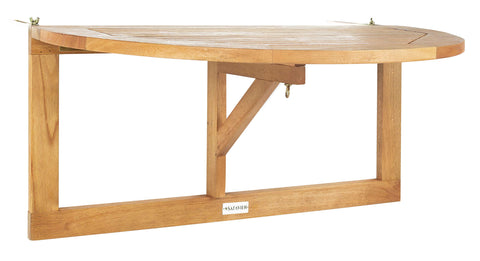 Safavieh Owens natural wood grain with oil finish enhances outdoor charm