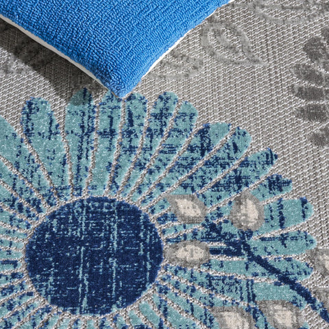 Safavieh Cabana rug pile detail emphasizes durable, low-shed texture.