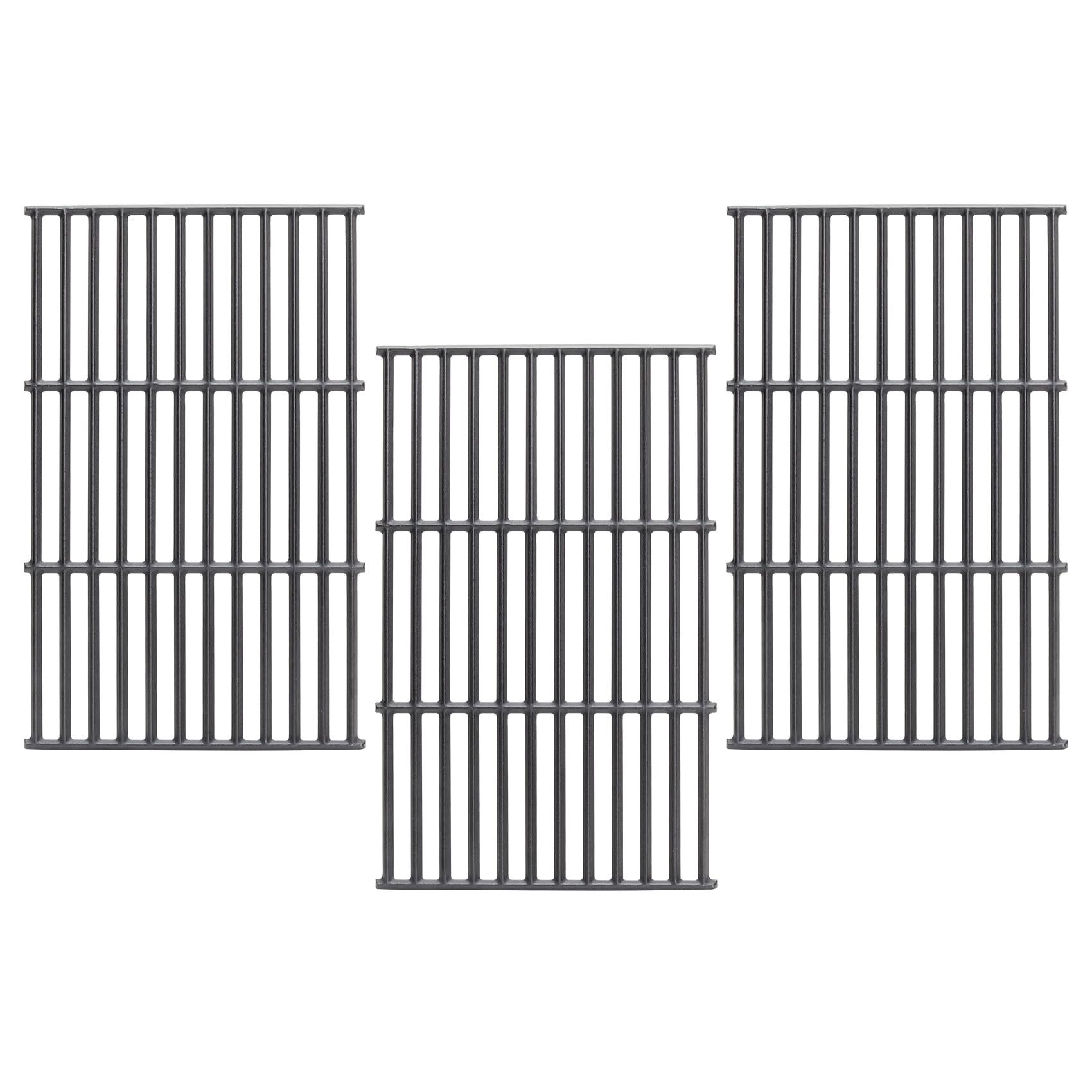SafBbcue 19.7-inch cast iron grate front view for even heat