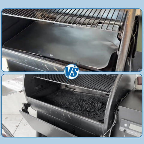 Easy disposal after use with SafBbcue BAC506 drip tray liners for BBQs.