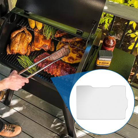 Grease-protection liner reduces mess and makes maintenance simpler after BBQs.