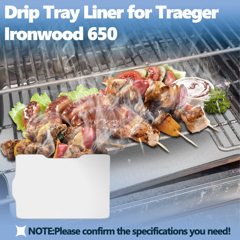 Heat-resistant tray supports high-heat cooking while protecting the grill surface.
