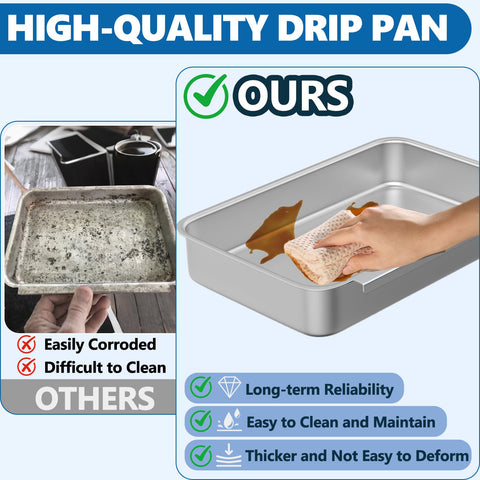 SafBbcue disposable liners 6415 compatible with Weber drip trays