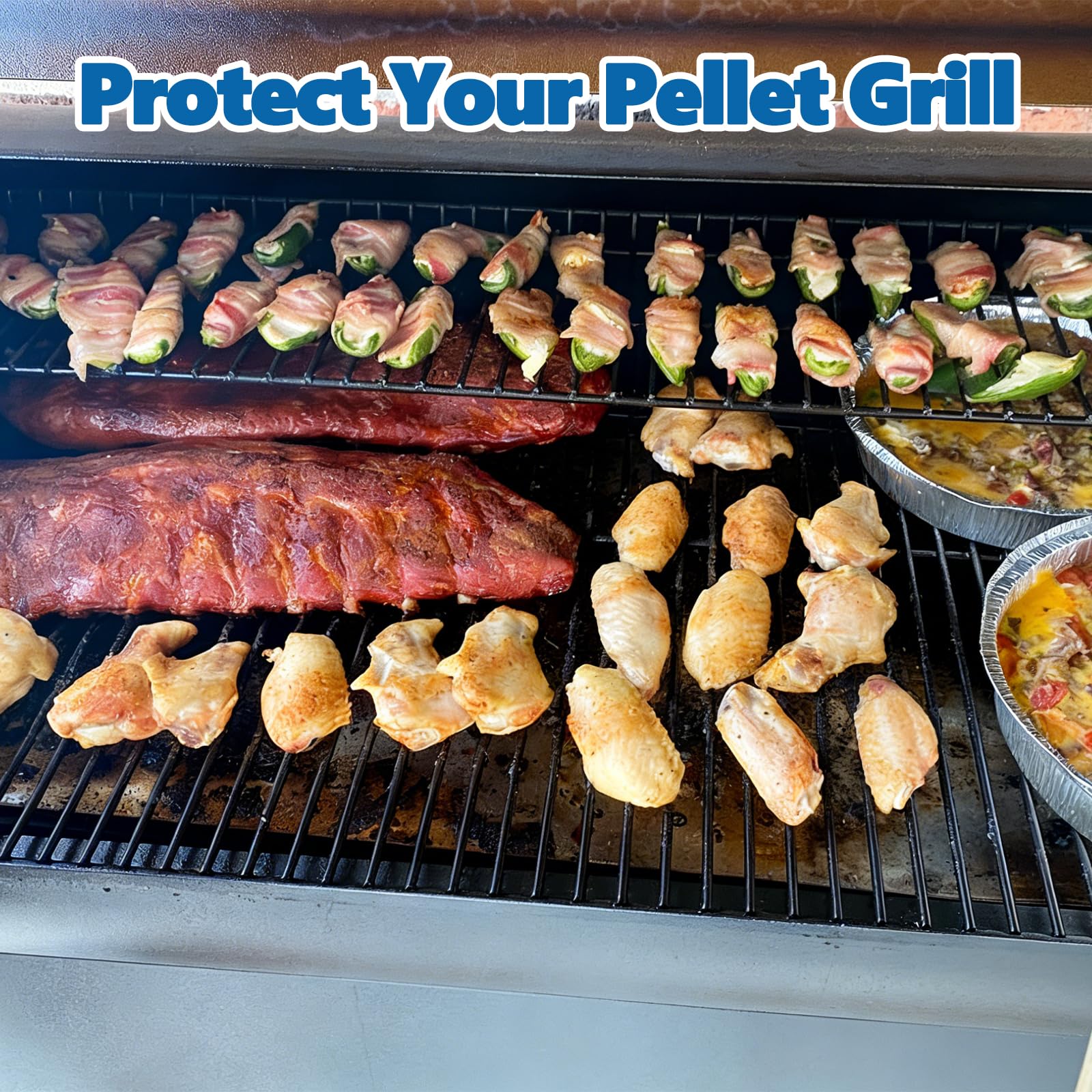 SafBbcue durable liner stands up to high-temp cooking.