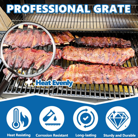 SafBbcue even cooking across the grate surface