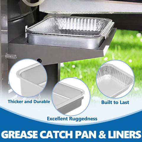 SafBbcue grease catch pan for Weber Spirit e-310 simplifies cleanup
