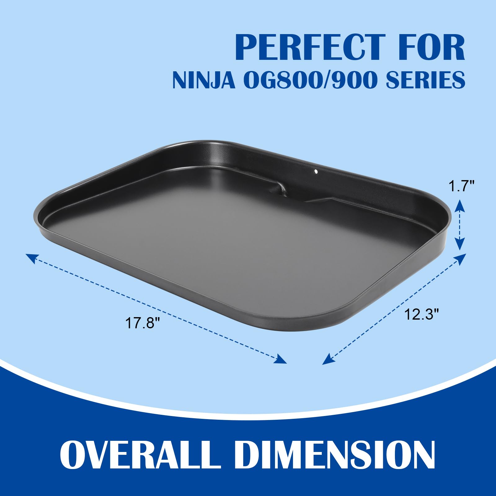 SafBbcue flat top griddle on Ninja Woodfire OG800/OG900 series for burgers and veggies.