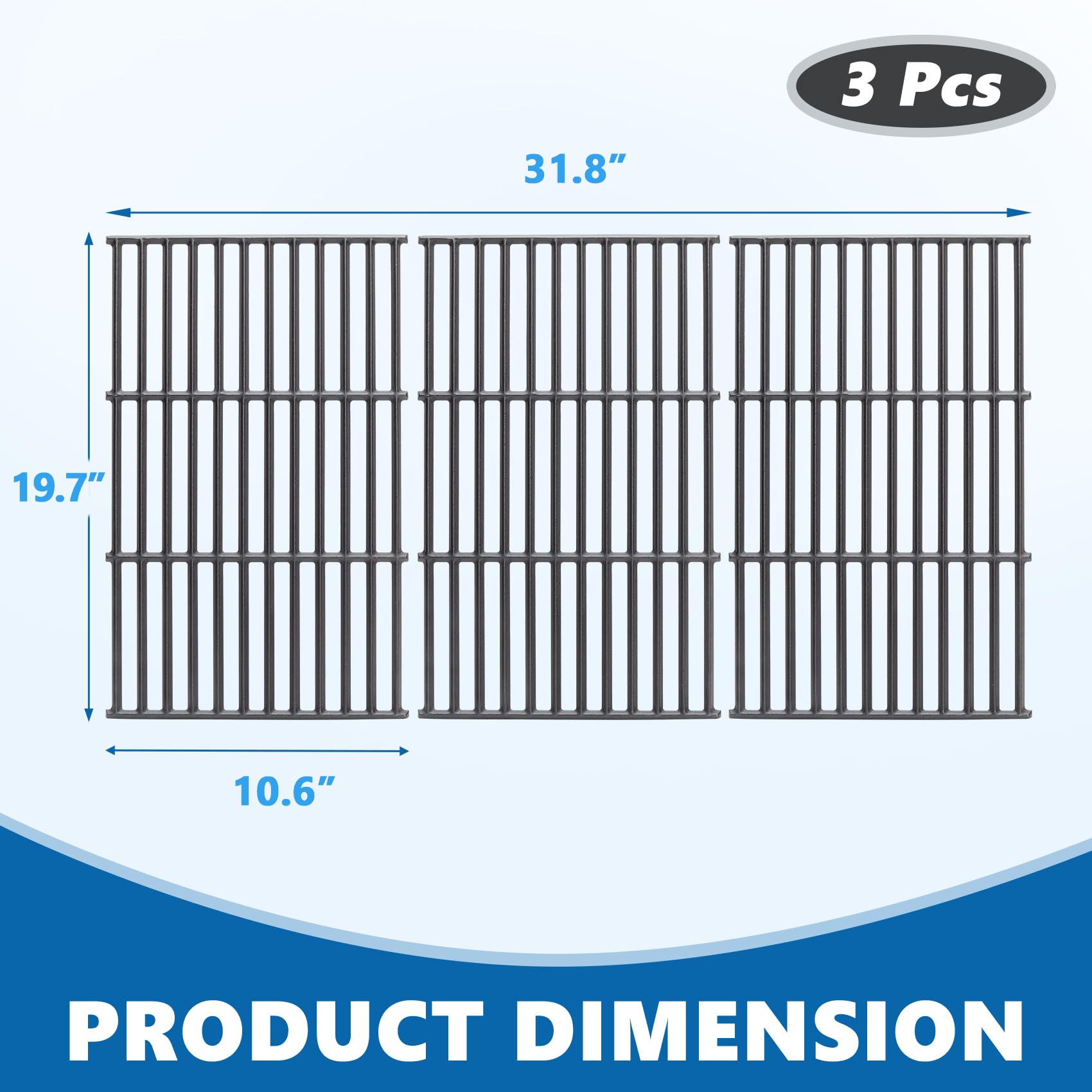 SafBbcue perfect-fit for Char-Griller 1733 1722 2735 grates