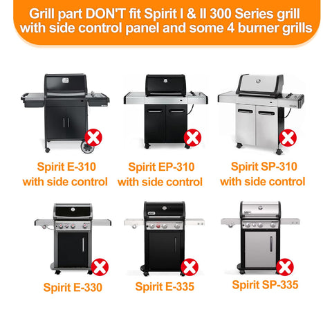SafBbcue Spirit II 300 models kit for easy replacement.