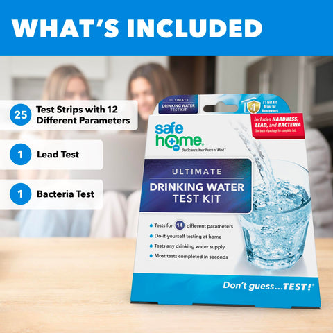 Safe Home bacteria test kit swab for contamination checks at home.