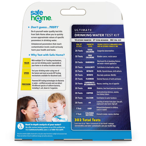 Safe Home lead test kit vial used for at-home screening.