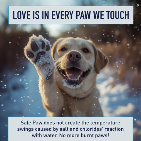 Safe Paw vegetation-friendly use near lawns and plants.