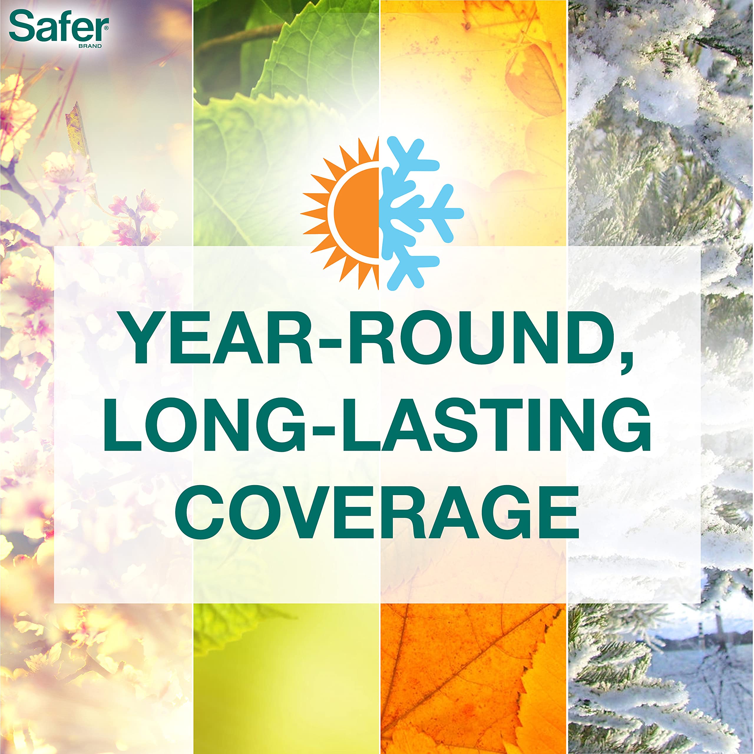 Coverage up to 5,000 sq ft with Safer Brand Lawn Restore.
