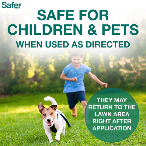 Natural ingredients like feather and blood meal in Safer Brand Lawn Restore.