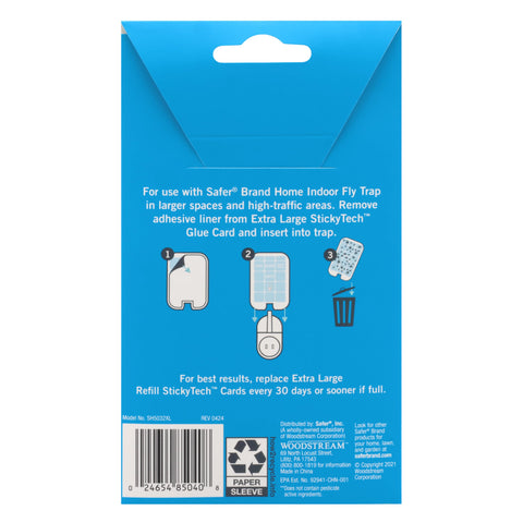Safer Home easy-to-use glue card replacement for continuous protection.