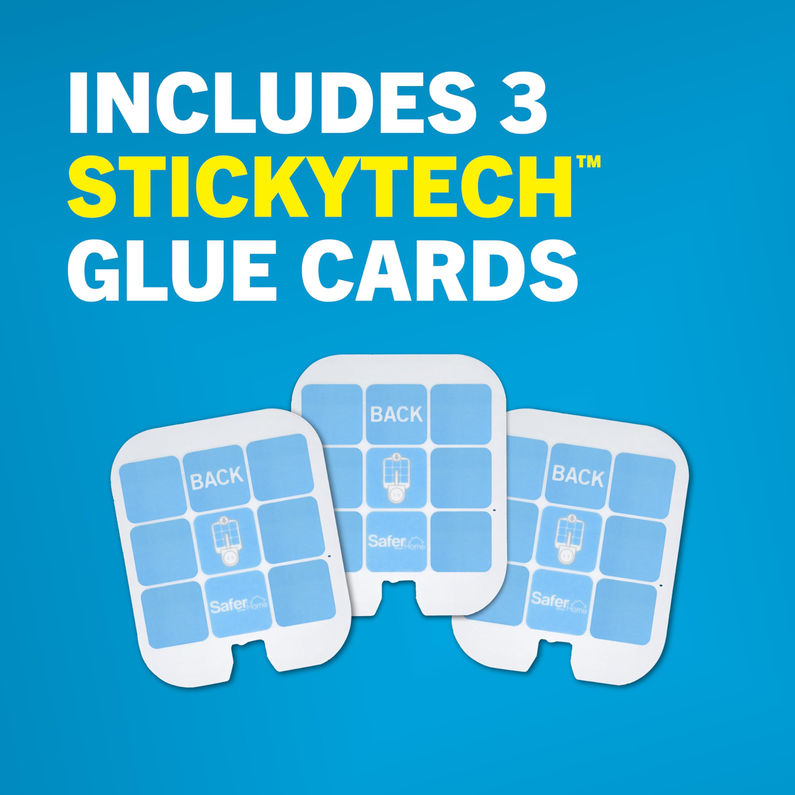 Safer Home glue cards provide a mess-free, no-spray solution