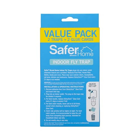 Safer SH502-2SR discreet plug-in trap blends with decor.