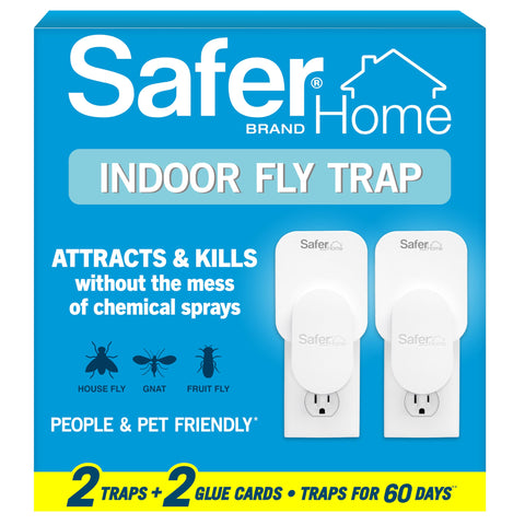 Safer SH502-2SR front view, discreet indoor fly trap for quick control.