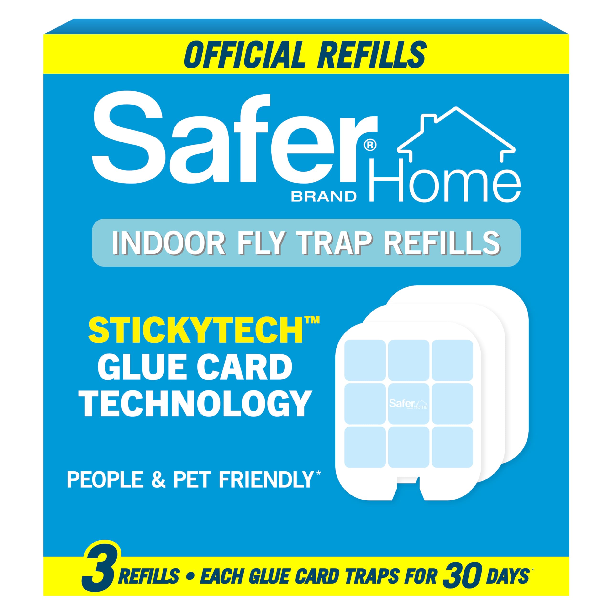 Safer Home SH503 glue card inside trap for discreet insect capture