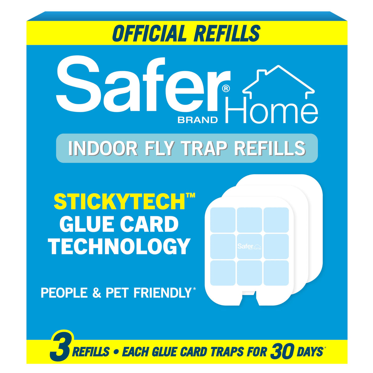 Safer Home SH503 glue card inside trap for discreet insect capture