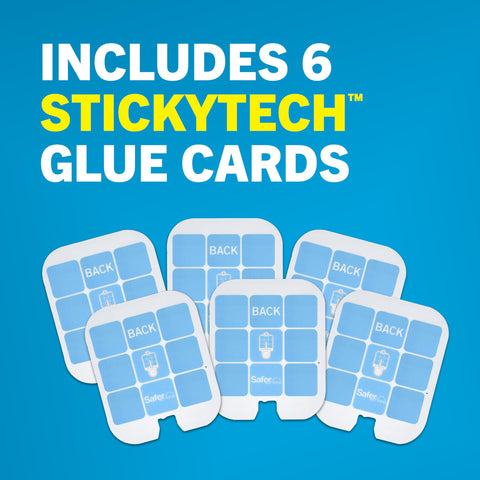 Safer Home SH506 glue card captures insects quickly.