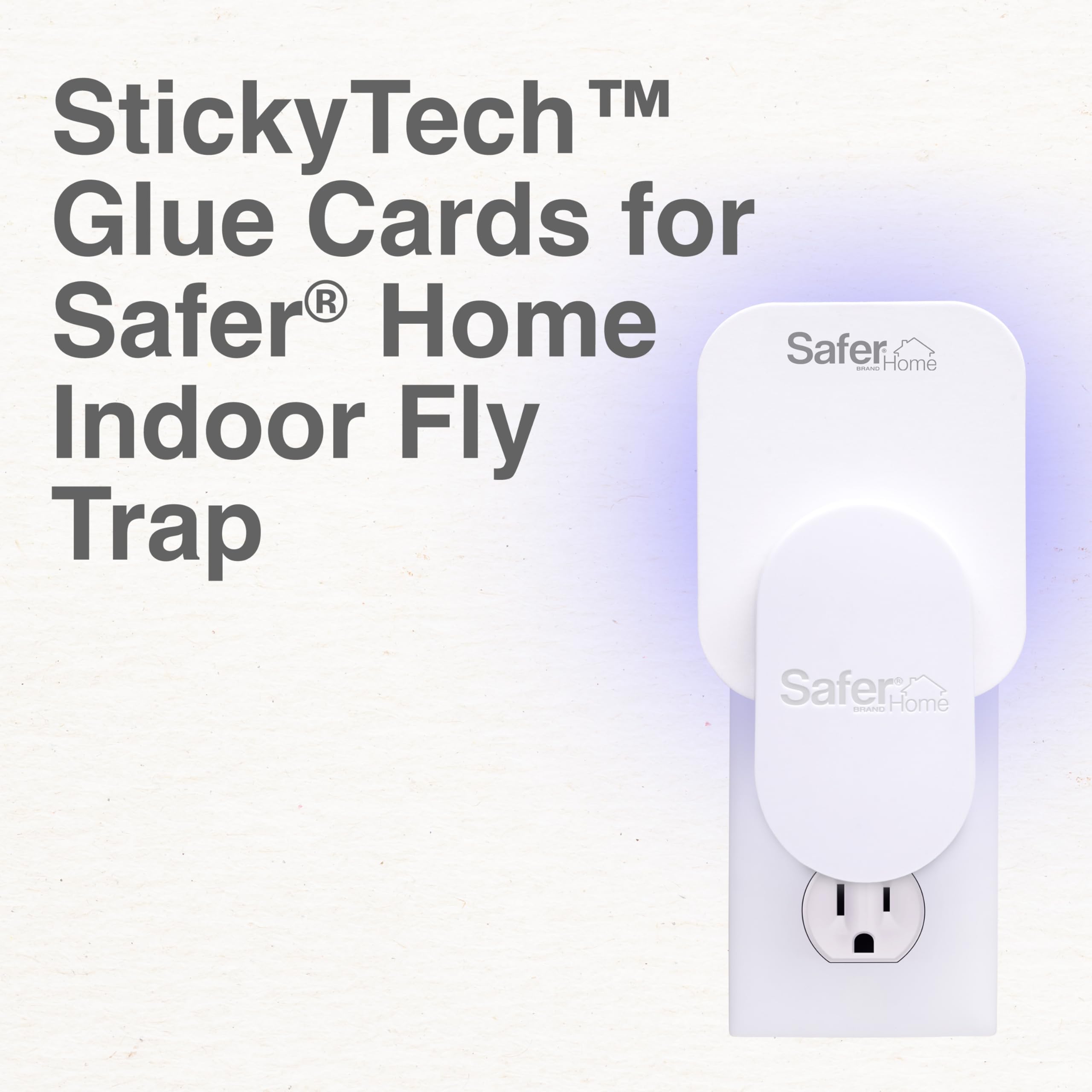 Safer Home StickyTech glue card shows wide catch area for larger spaces.