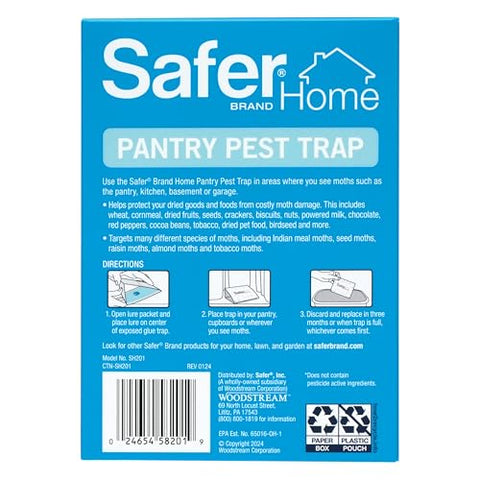 Safer SH201-2 lure insert demonstrates pheromone lure placement for moth monitoring