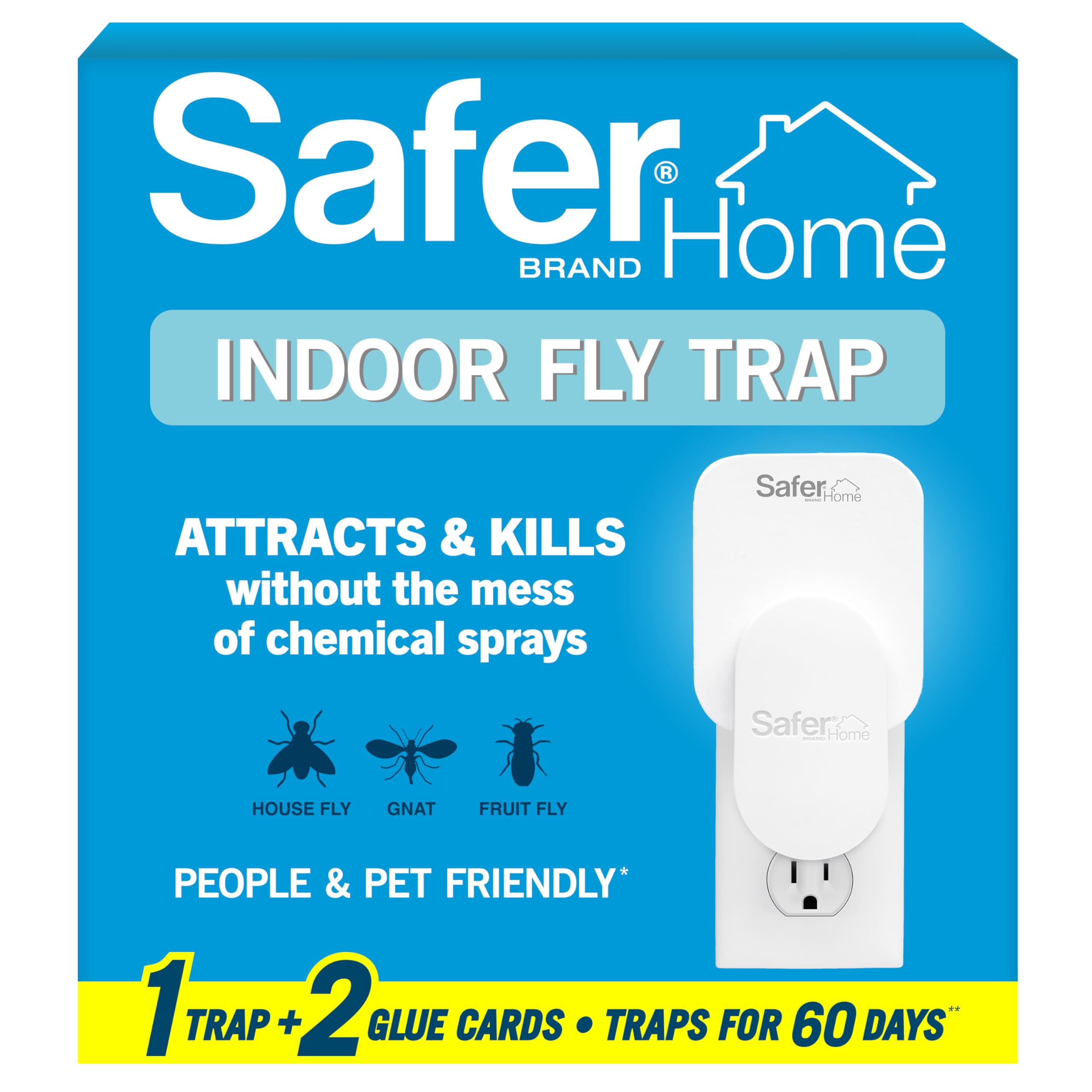Safer SH502 UV light trap attracts insects indoors for pest control