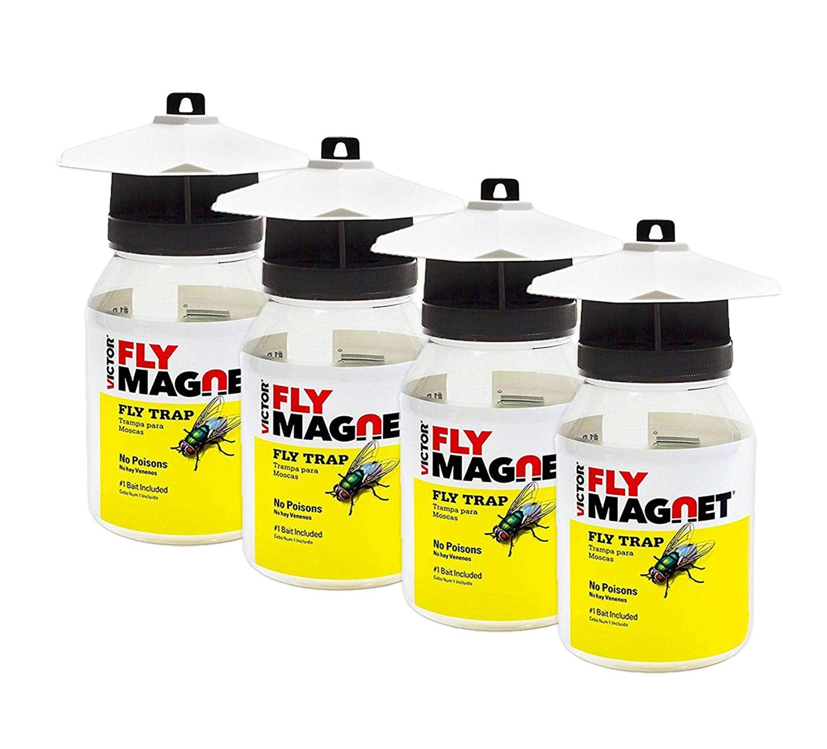 Safer Victor M380 Fly Magnet with bait traps flies indoors and outdoors for easy pest control.