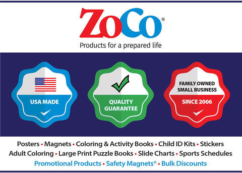 Home or business entry uses ZOCO window cling.