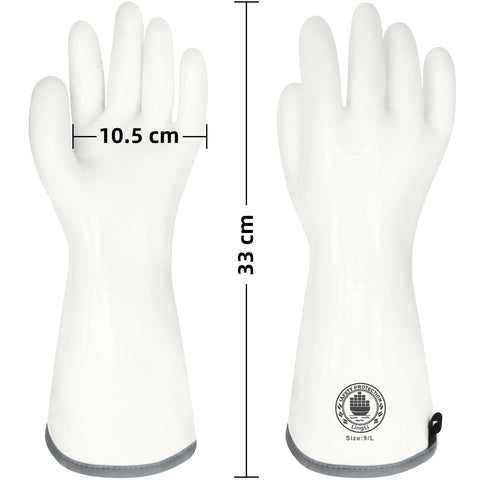 Lingli barbecue mitts used during dishwashing and food prep tasks