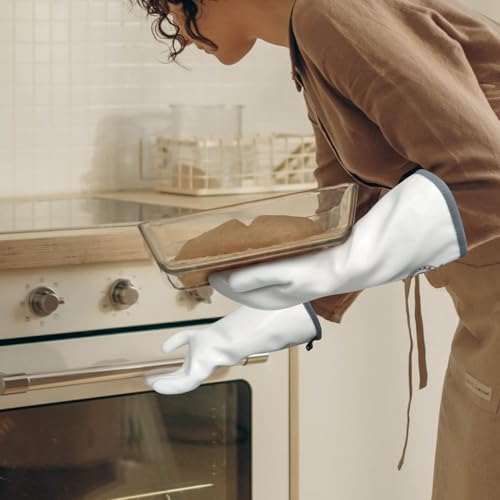 Lingli barbecue mitts interior cotton lining for breathability