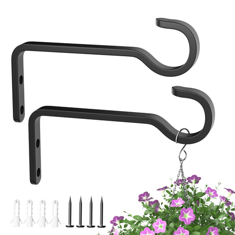Saffruff 5.7-inch outdoor plant hanger two-pack for small pots