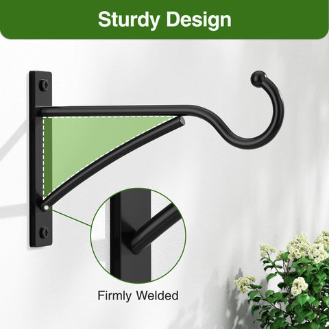 Saffruff easy screw-mount installation on walls, posts, or fences.
