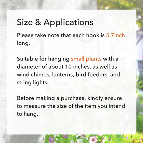 Saffruff outdoor lantern hanger ready for garden lighting