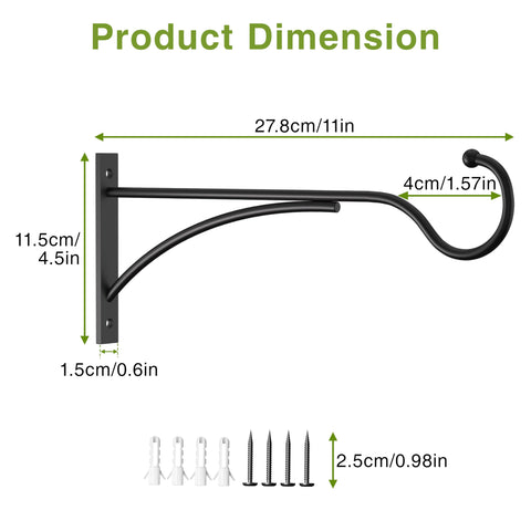 Saffruff wall mount installation with screws included for easy setup.