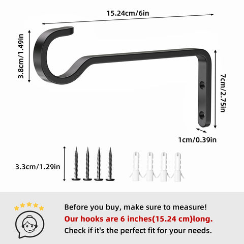 Saffruff stainless screws included ensure sturdy installations on walls or trees