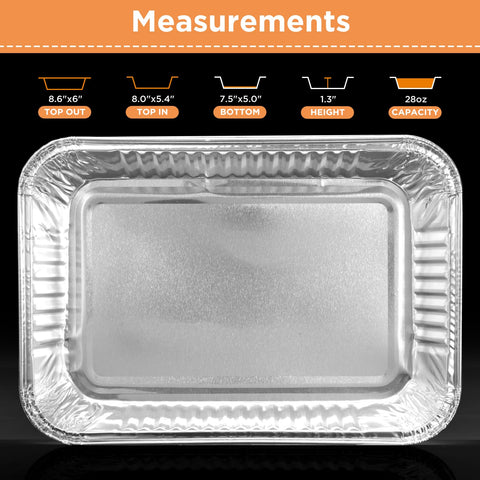 Sageme heat-resistant drip pan holds heat up to 500 F, ideal for greasy drippings.