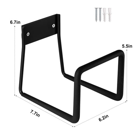 Sageme hose hanger dimensions displayed 7.7 x 6.2 x 6.7 inches.